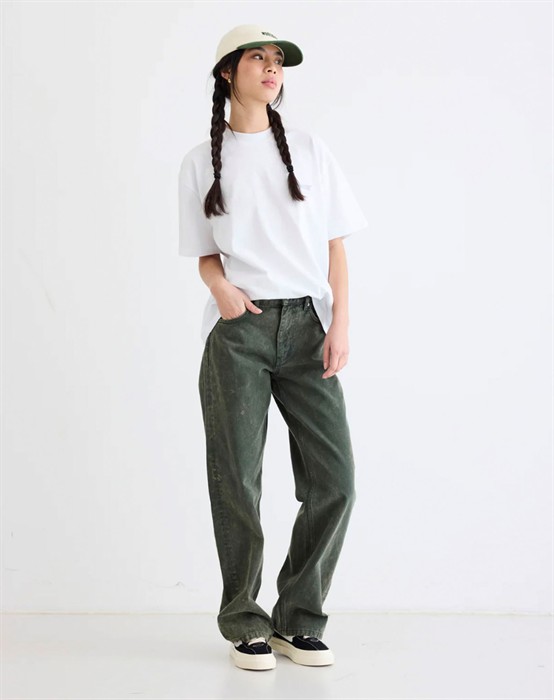 Carla Colour Jeans - Dark Green